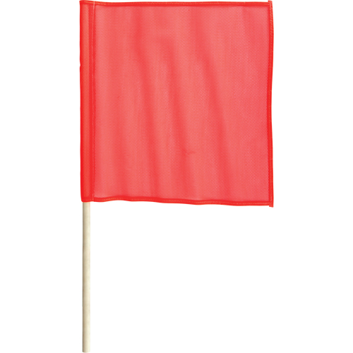 Traffic Safety Flags, Mesh, With Handle Pronet Distribution