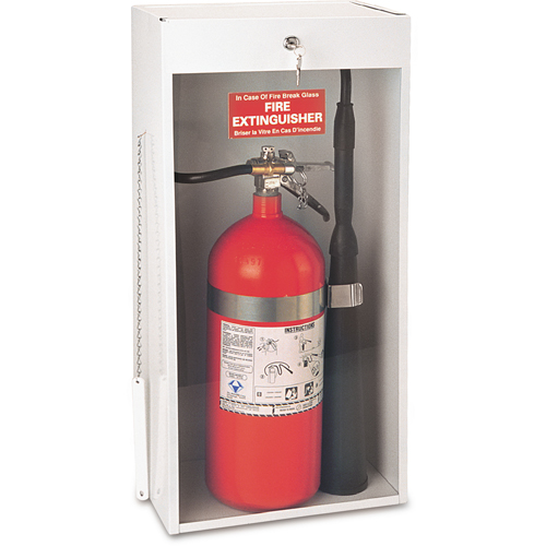 Armoires pour extincteurs mont&eacute;es sur surface, 14,125" la x 30,125" h x 9,0625" p Pronet Distribution