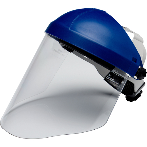 Ratchet Headgear with Faceshield, Polycarbonate, Ratchet Suspension Pronet Distribution
