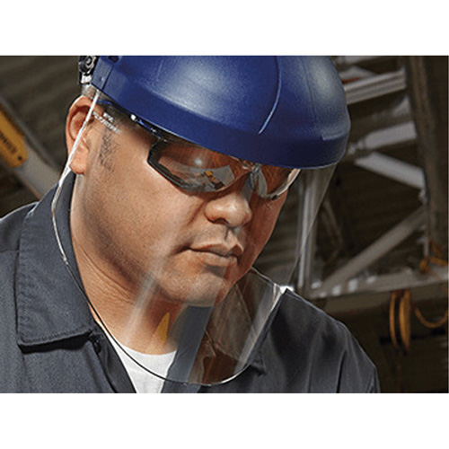 Ratchet Headgear with Faceshield, Polycarbonate, Ratchet Suspension Pronet Distribution