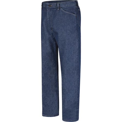 EXCEL FR&reg; Classic Fit Pre-Washed Denim Jeans, 34 Waist, 37 Inseam Pronet Distribution