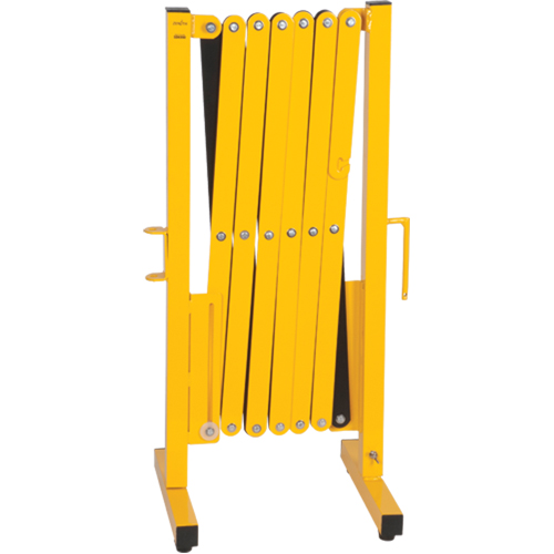 Expandable Barrier, 37" H x 11' L, Black/Yellow Pronet Distribution