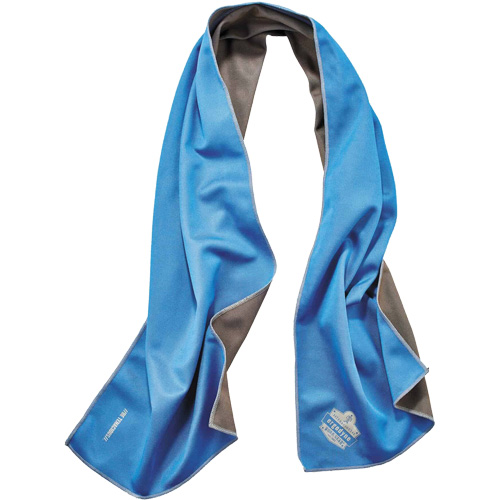 Serviette de refroidissement en microfibre Chill-Its 6602MF, Bleu Pronet Distribution