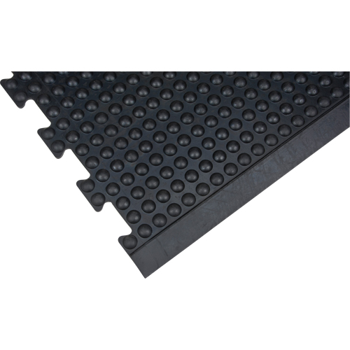 Anti-Fatigue Dome Matting, Bubbled, 3' x 4' x 1/2", Black, Rubber Pronet Distribution