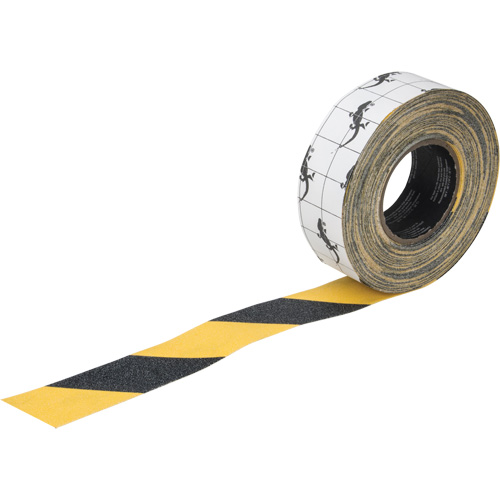 Ruban antid&eacute;rapant de premi&egrave;re qualit&eacute;, 2" x 60', Noir & jaune Pronet Distribution