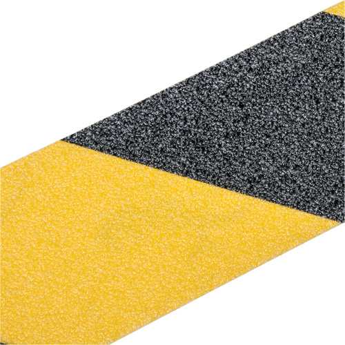 Ruban antid&eacute;rapant de premi&egrave;re qualit&eacute;, 2" x 60', Noir & jaune Pronet Distribution
