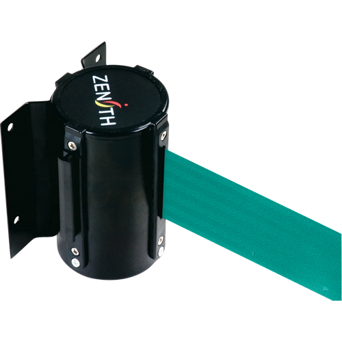 Wall Mount Barrier, Steel, Screw Mount, 7', Green Tape Pronet Distribution