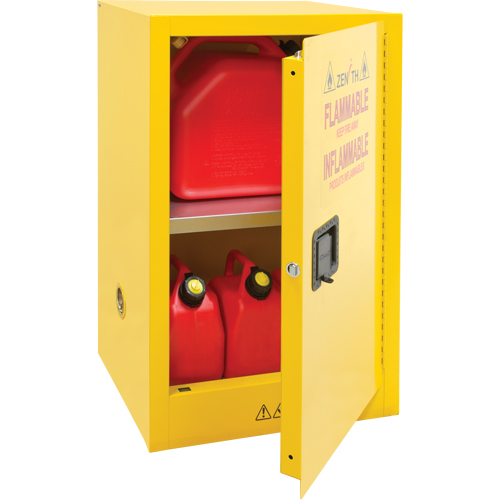 Armoire pour produits inflammables, 12 gal., 1 Porte(s), 23" La x 35" h x 18" p Pronet Distribution
