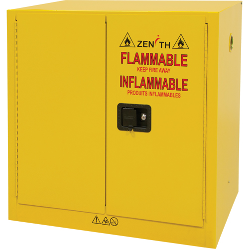 Armoire pour produits inflammables, 22 gal., 2 Porte(s), 35" La x 35" h x 22" p Pronet Distribution