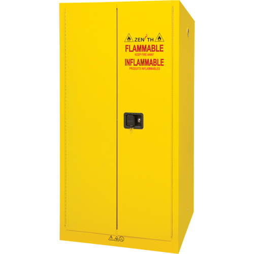 Armoire pour produits inflammables, 60 gal., 2 Porte(s), 34" La x 65" h x 34" p Pronet Distribution