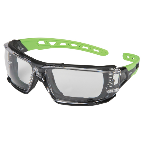 Z2500 Series Safety Glasses with Foam Gasket, Clear Lens, Anti-Scratch, ANSI Z87+/Meets/Exceeds CSA Z94.3 Pronet Distribution