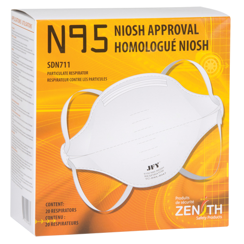 Respirateur contre les particules, N95, Certifi&eacute; NIOSH, Moyen/grand Pronet Distribution