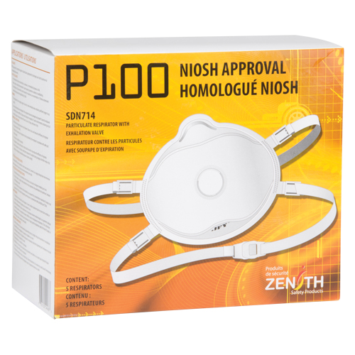 Respirateur contre les particules, P100, Certifi&eacute; NIOSH, Moyen/grand Pronet Distribution