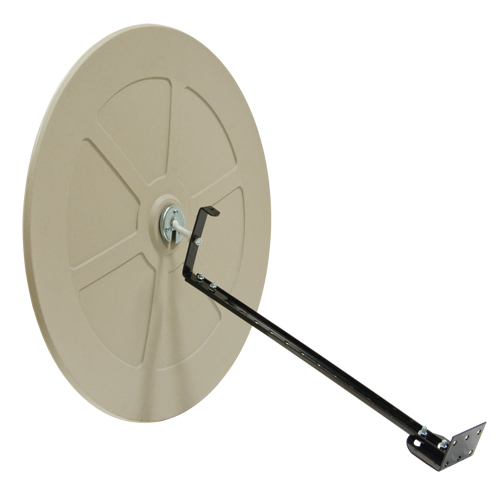 Miroir convexe avec support, Int&eacute;rieur/Ext&eacute;rieur, Diam&egrave;tre 30" Pronet Distribution
