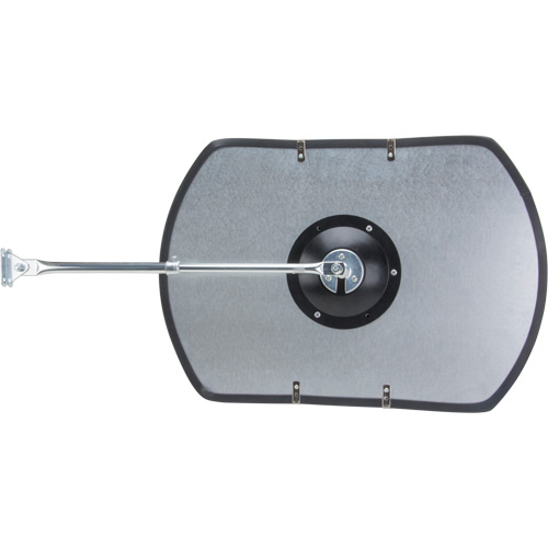 Roundtangular Convex Mirror with Telescopic Arm, 12" H x 18" W, Indoor/Outdoor Pronet Distribution