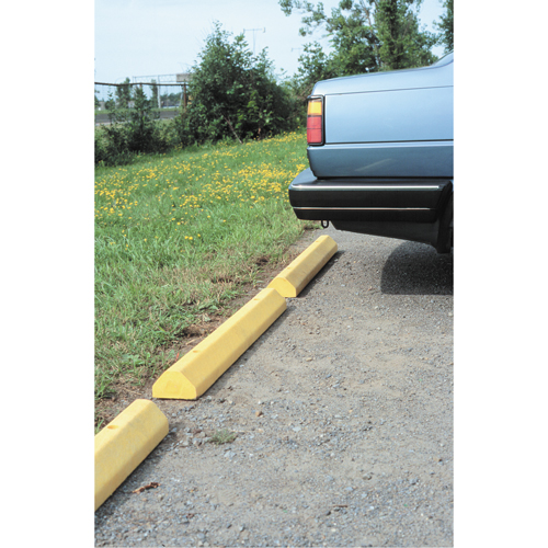 Car Stops, Plastic, 6' L, Yellow Pronet Distribution