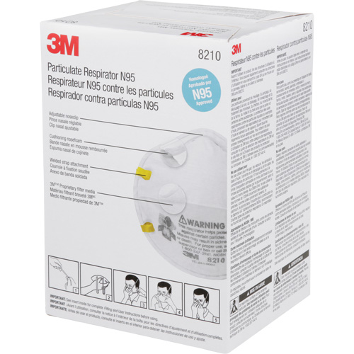 8210 Particulate Respirators, N95, NIOSH Certified Pronet Distribution