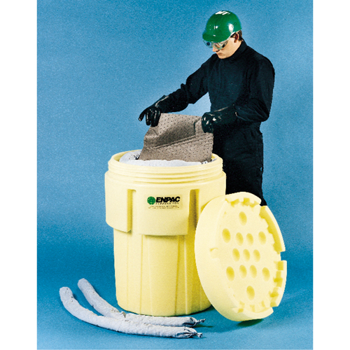 Barils de r&eacute;cup&eacute;ration Poly-Overpack 65, 65 gal. US, Stationnaire Pronet Distribution