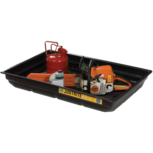 Plateau pour les d&eacute;versements EcoPolyBlend , 47,5" lo x 23" la x 5,5" h, Cap. de d&eacute;versement 20 gal. Pronet Distribution