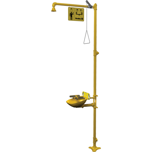 Halo Combination Emergency Shower & Eyewash Station Pronet Distribution