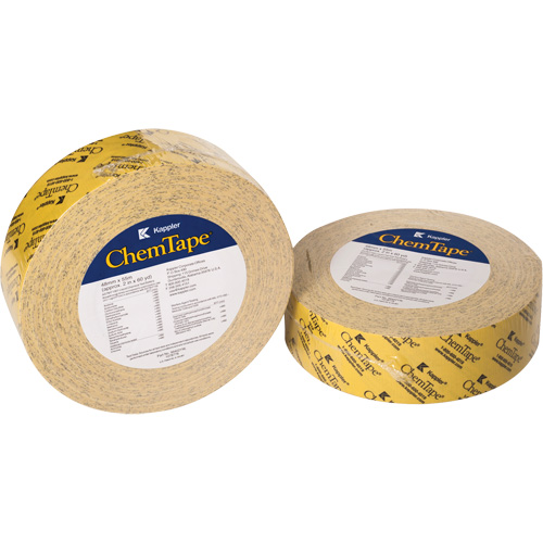 Ruban r&eacute;sistant aux produits chimiques ChemTape, 50,8 mm (2") x 50 m (164'), Jaune Pronet Distribution
