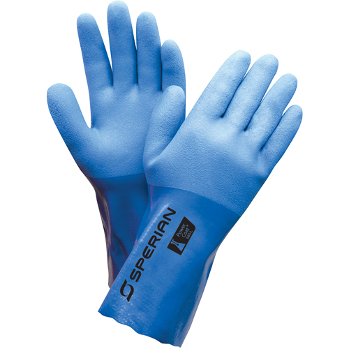 Triple Dip Gloves, Size X-Large/10, 12" L, PVC, Flock-Lined Inner Lining, 35-mil Pronet Distribution