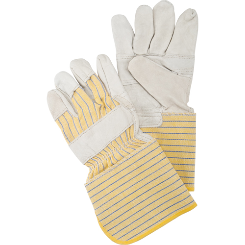 Patch Palm Fitters Gloves, Large, Grain Cowhide Palm, Cotton Inner Lining Pronet Distribution