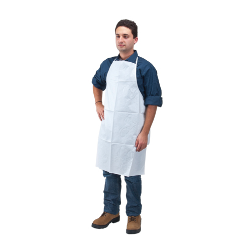 V&ecirc;tements de protection microporeux, Microporeux, Blanc, 28" la x 36" lo Pronet Distribution