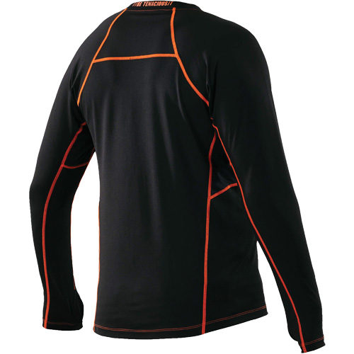Long Sleeve Thermal Shirts, Men's, Medium, Black Pronet Distribution