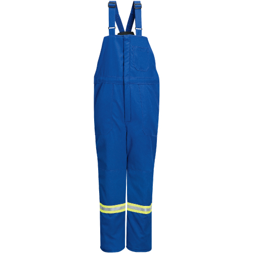 Deluxe Flame-Resistant Insulated Bib Overalls with Reflective Trim, Men's, 3X-Large, Navy Blue Pronet Distribution