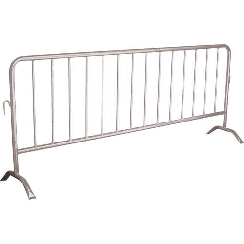 Barri&egrave;re portative, Emboîtables, 102" lo x 40" h, Argent Pronet Distribution
