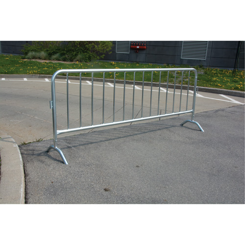 Barri&egrave;re portative, Emboîtables, 102" lo x 40" h, Argent Pronet Distribution
