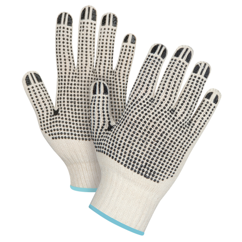 Gants tricot&eacute;s de poids lourd &agrave; deux c&ocirc;t&eacute;s avec pois, Poly/coton, Deux c&ocirc;t&eacute;s, Calibre 7, T-Grand Pronet Distribution