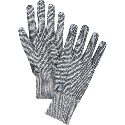 Jersey Gloves, X-Large, Salt & Pepper, Unlined, Knit Wrist Pronet Distribution