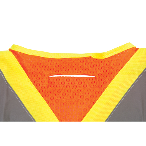 Veste d'arpenteur haute visibilit&eacute;, conforme &agrave; la CSA, Orange haute visibilit&eacute;, Moyen, Polyester Pronet Distribution