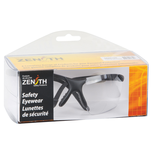 Z1800 Series Reader Safety Glasses, Anti-Scratch, Clear, 2.5 Diopter Pronet Distribution