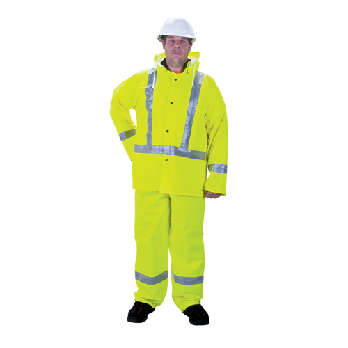 Imperm&eacute;able pour la circulation de premi&egrave;re qualit&eacute; RZ900, Polyester, Petit, Jaune lime haute visibilit&eacute; Pronet Distribution