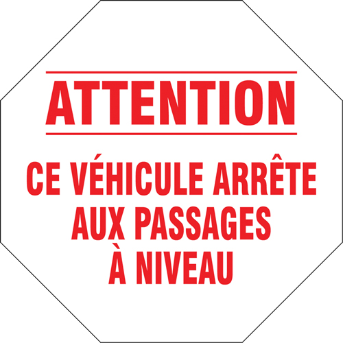 French Traffic Sign, Vinyl, 18" W x 18" H Pronet Distribution