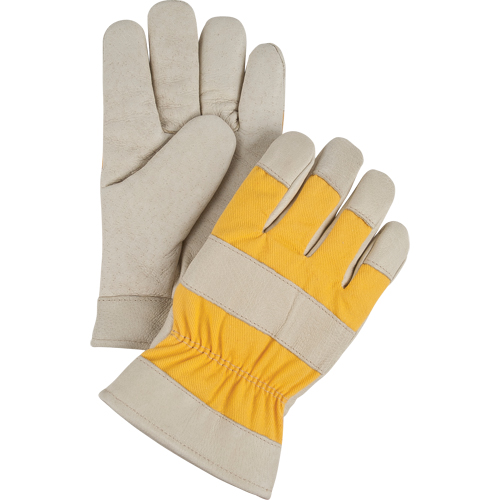 Gants de travail doubl&eacute;s pour l'hiver de premi&egrave;re qualit&eacute;, 2T-Grand, Paume en Cuir fleur de porc, Doublure en Molleton de mousse Pronet Distribution