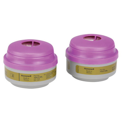 Cartouches pour respirateur s&eacute;rie N de North, Cartouche gaz/vapeur, Gaz multiples Pronet Distribution