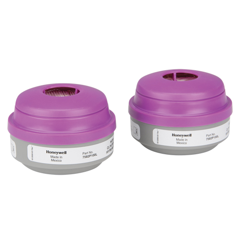North&reg; N Series Respirator Cartridges, Gas/Vapour Cartridge, Acid Gas/P100 Pronet Distribution