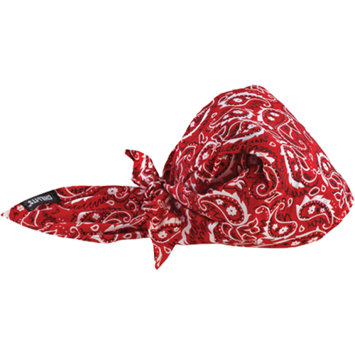 Bandeaux en triangle 6710CT de refroidissement en tissu de serviette Chill-Its, Rouge Pronet Distribution