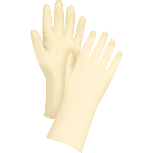 Gants de conserverie, Taille 7, 12" lo, Latex, 18 mils Pronet Distribution