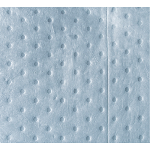 Premium Blue Bonded Sorbent Pads, Oil Only, 15" x 17", 15 gal. Absorbancy Pronet Distribution