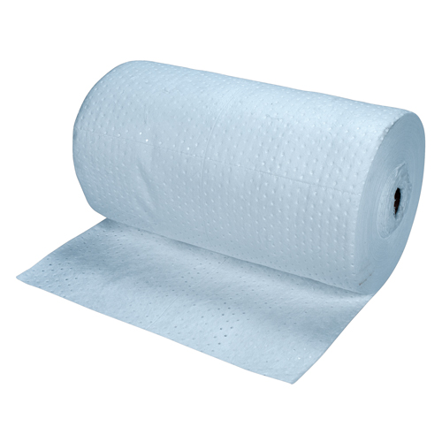 Rouleaux absorbants li&eacute;s bleus de premi&egrave;re qualit&eacute;, L&eacute;ger, 150' lo x 30" la, Absorption 55 gal. Pronet Distribution
