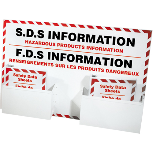Safety Data Sheet Information Stations, English & French, Binders Included Pronet Distribution