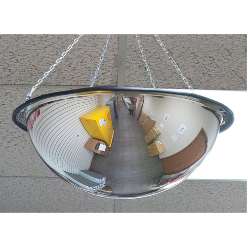 360° Dome Mirror, Full Dome, Open Top, 20" Diameter Pronet Distribution