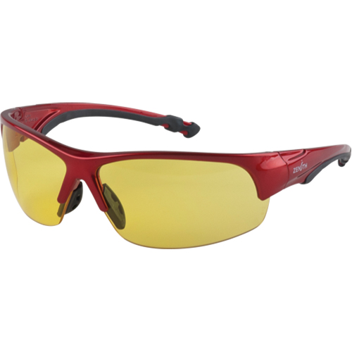 Lunettes de s&eacute;curit&eacute; s&eacute;rie Z1900, Lentille Ambr&eacute;e, Anti-&eacute;gratignures, R&eacute;pond ou surpasse la norme CSA Z94.3 Pronet Distribution