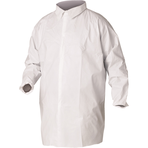 KleenGuard A20 Lab Coats, SMS, White, Large Pronet Distribution