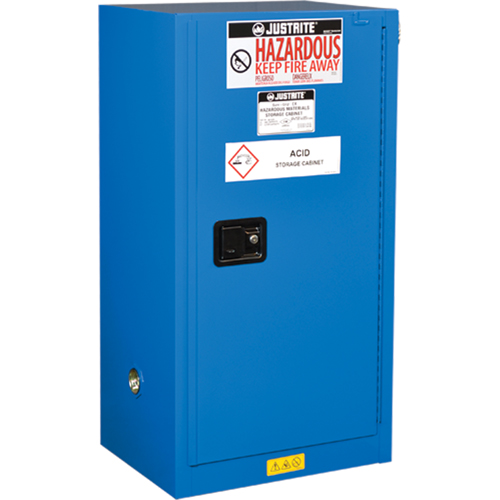 Armoires compacte pour rangement de mati&egrave;res dangereuses Sure-Grip Ex, 15 gal., 23,25" x 44" x 18" Pronet Distribution